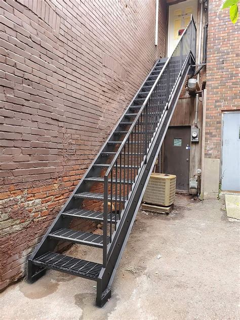 metal stair fabrication company|metal stairs for private homes.